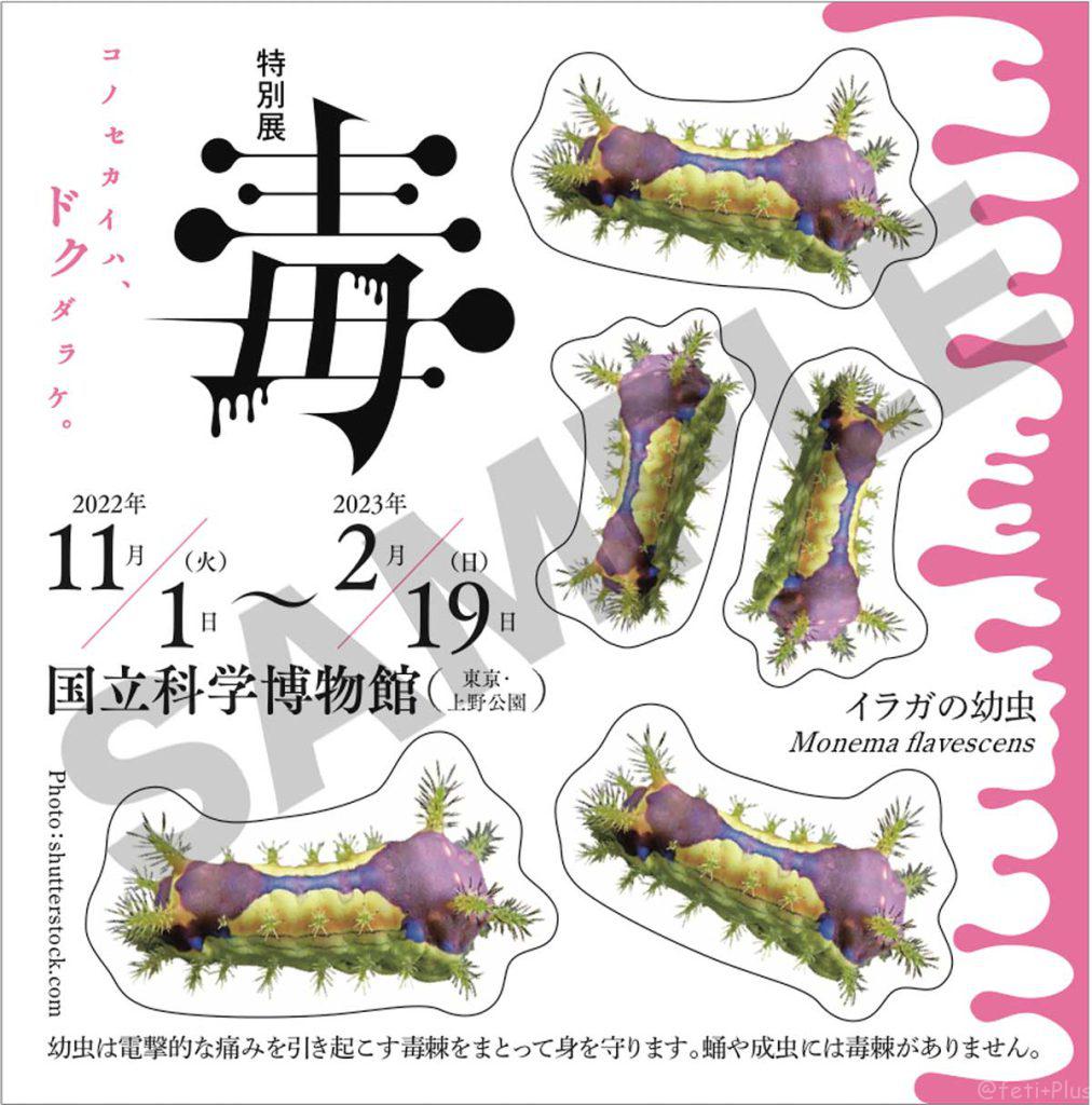 11/1～2/19☆国立科学博物館「毒」がテーマの特別展【生体展示